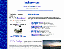 Tablet Screenshot of inshore.com
